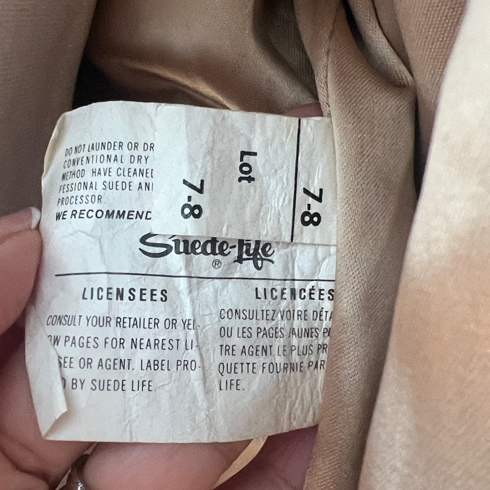 70s Cognac Leather Coat - Picture 7 of 8